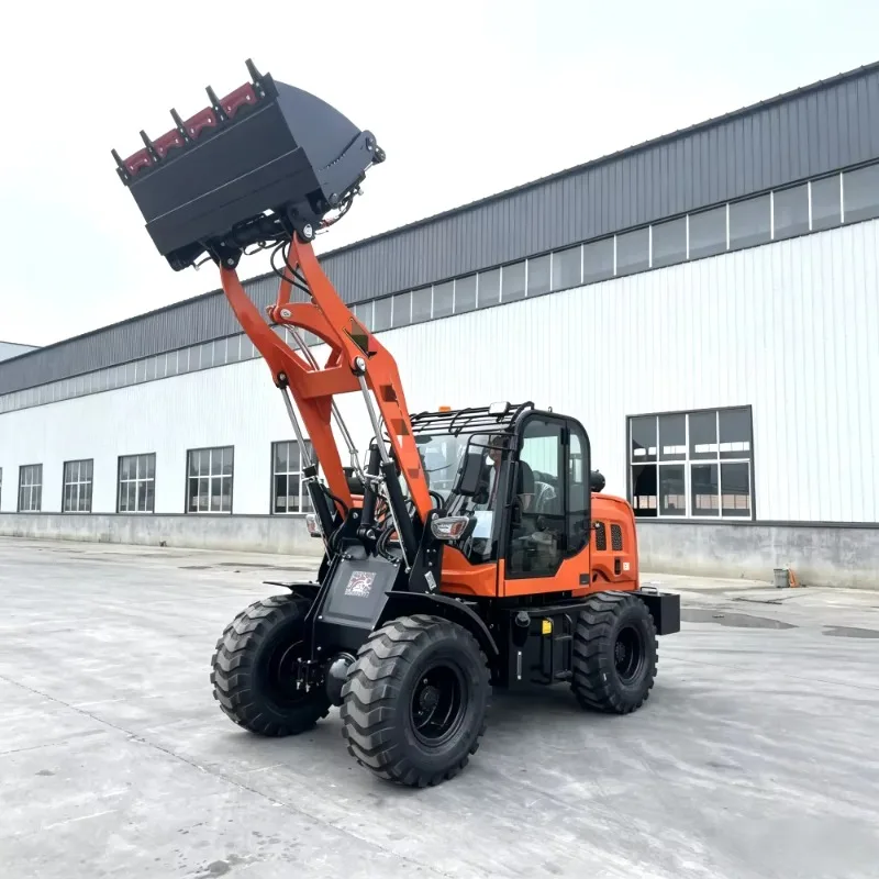 Customized Wholesale Diesel Compact Wheel Loader High Operating Efficiency Telescopic Boom Loader