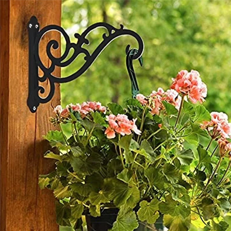 Plant scaffold2Pcs Hanging Planter Brackets 12-Inch ,Outdoor Hanging Brackets Wall Hook Heavy Duty Planter Brackets Ordinary