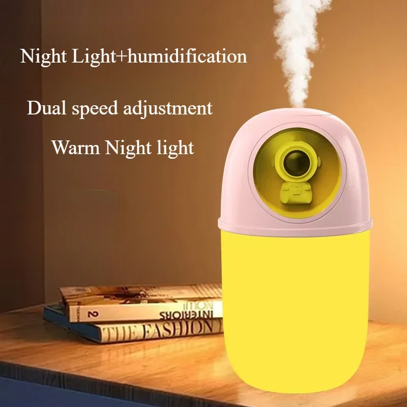 Spaceman Humidifier USB Aroma Desktop Diffuser Sprayer USB Home Humidifier Large Capacity Mute Bedroom