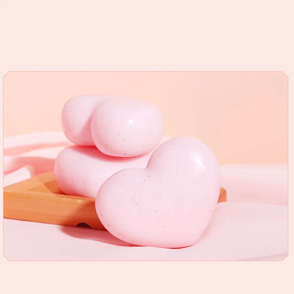 

Розовое мыло ручной работы в форме сердца, нежное очищение кожи, отшелушивающее мыло для ванны, восстановление меланина, натуральный аромат, подарок на свадьбу