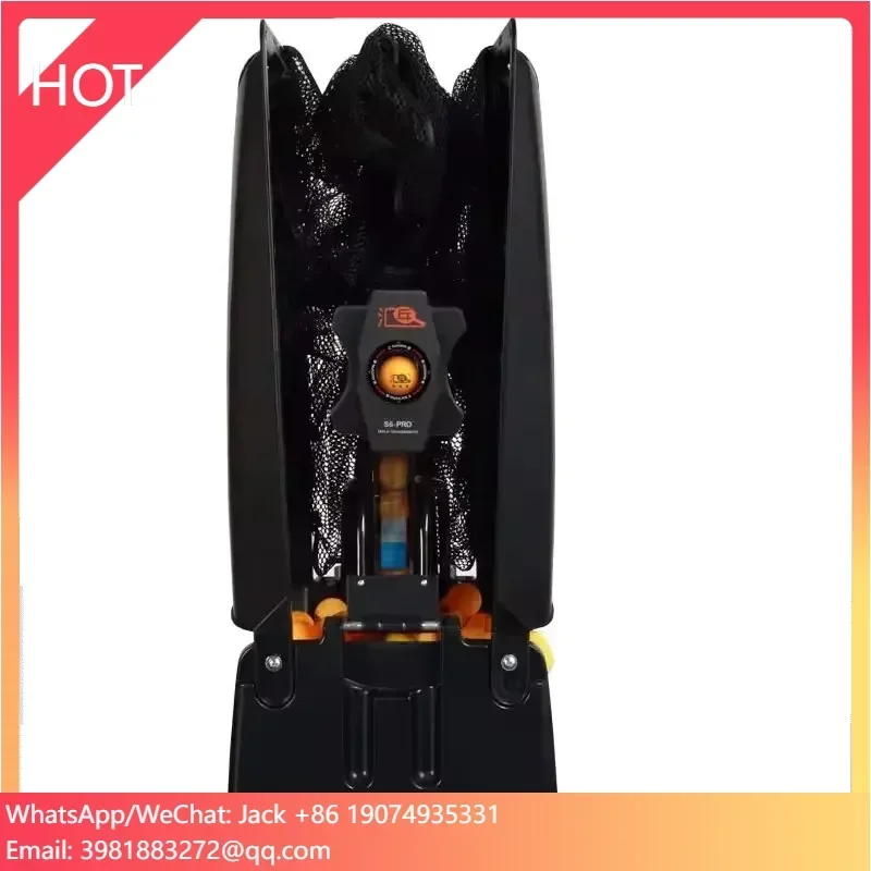 

Hot Deal Professional S8-PRO Remote Control Robot Ping-pong Ball Train Machine Automatic Table Tennis Machine for Training