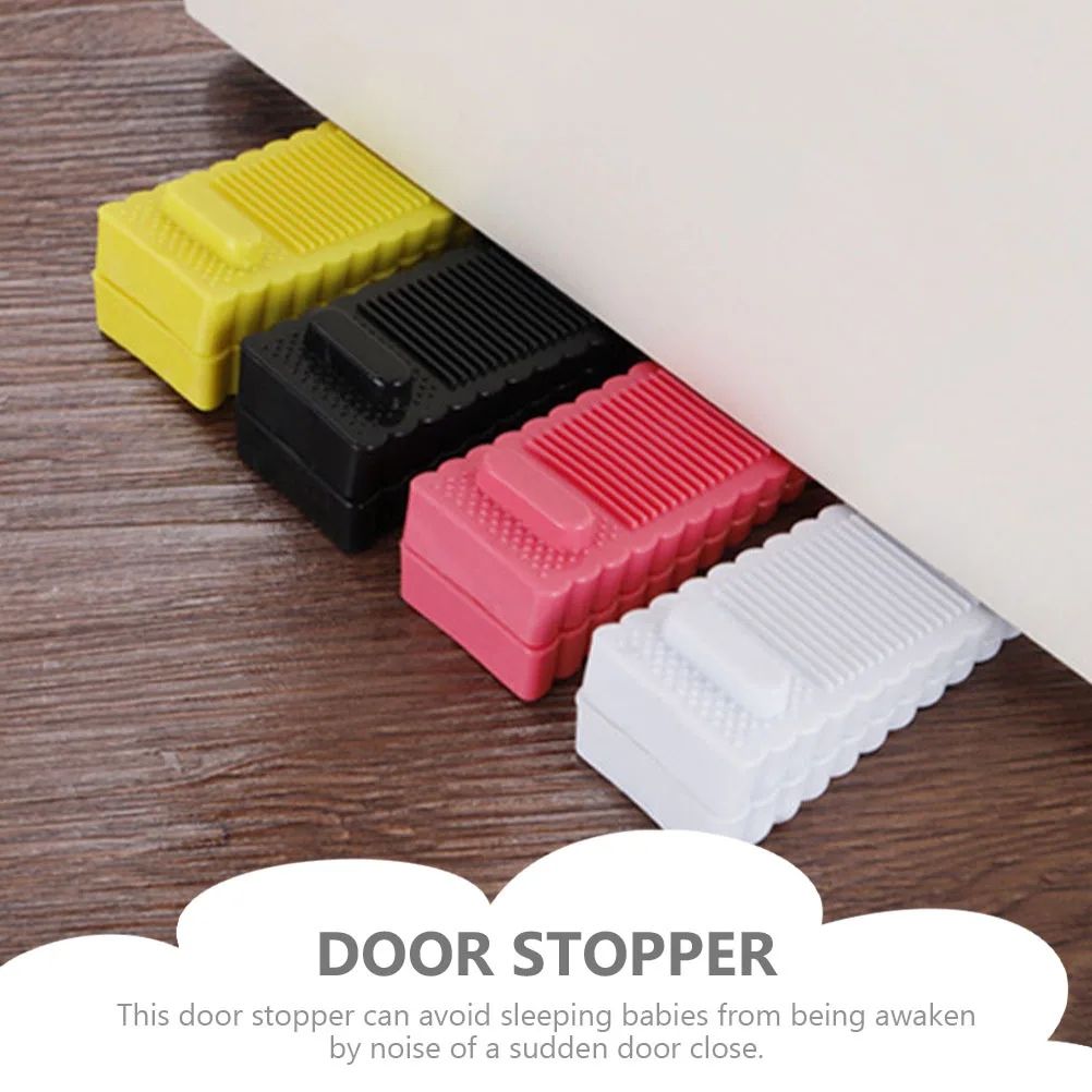 

8Pcs Door Wedge Stopper Non-Skid Silicone Silicone Door Stopper Anti-Slam Protector Home Household Supplies Wall Protector