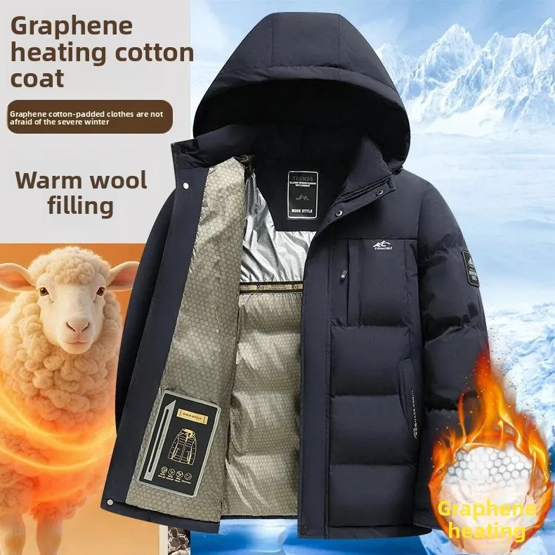 Winter Jackets Men New Outwear Thicken Warn Business Middle-aged Coats Parkas Male Motorcycle Jackets Hoodies Men Clothing L~5XL