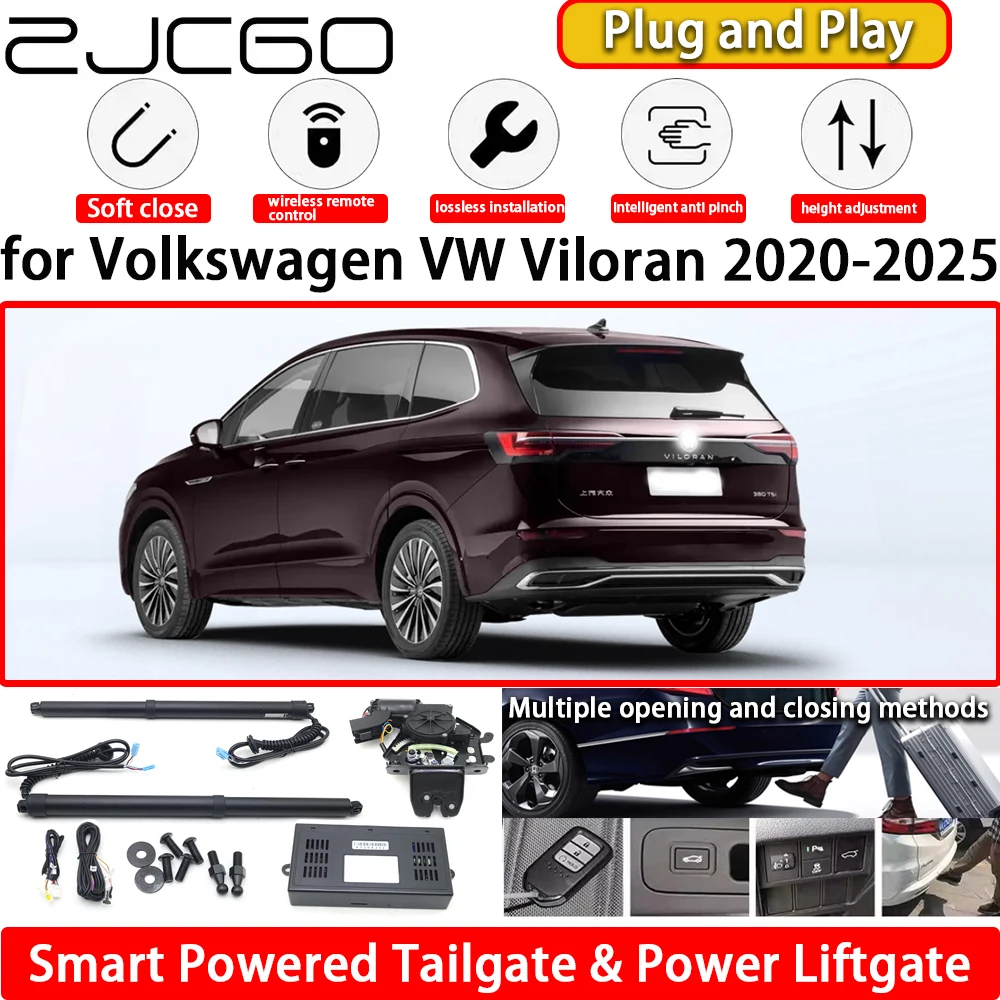 

ZJCGO for Volkswagen VW Viloran 2020-2025 OEM Automatic Electric Powered Tailgate Power Liftgate Tail Gate Lift Kit System