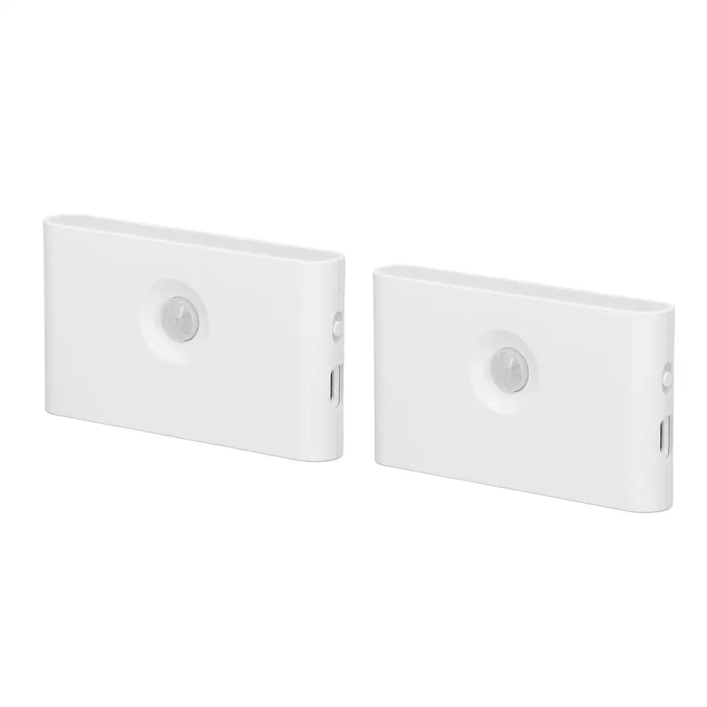 LED Smart Night Light Motion Sensor USB Charging Cabinet Magnetic React In Chain For Corridor Bed Bottom Removable Magnetic