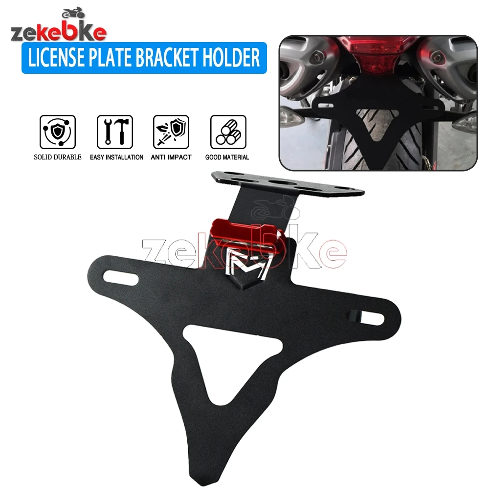 

400 NK 150NK 650NK 150 NK 650 NK FOR CFMOTO CF 400NK 2016~2023 2022 2021 2020 License Plate Bracket Licence Registration Holder