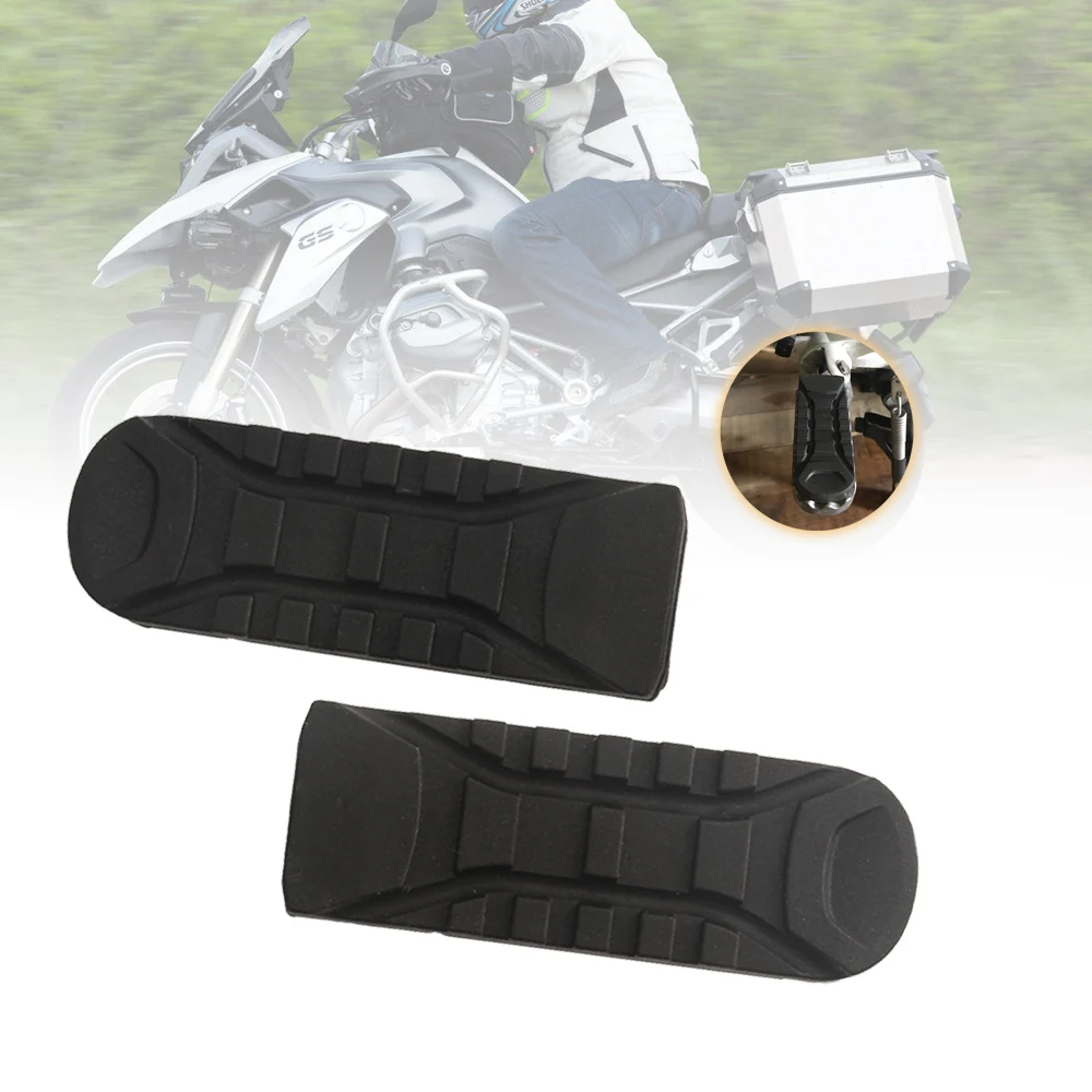 Motorcycle Passenger Front Footrest Foot Pegs Rubber Cover For BMW R1250GS R1200GS F750GS F850GS ADV Adventure 2014-2019