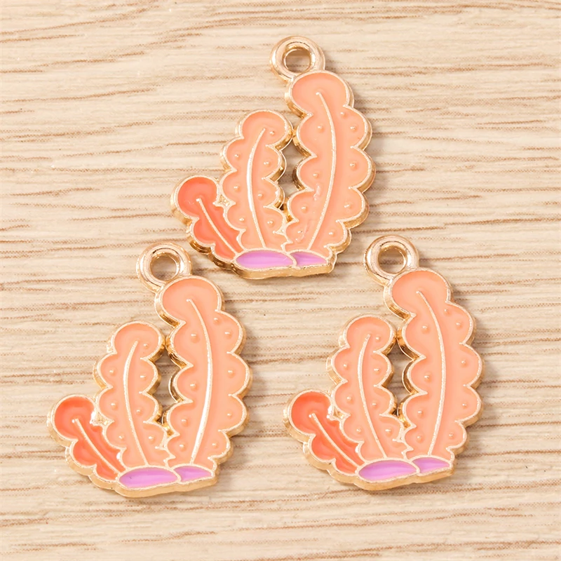 10 Stück Mix süße Meereslebewesen Charms Emaille Oktopus Hummer Krabbe Charms Anhänger für Schmuckherstellung Halsketten Ohrringe DIY Geschenke – Detail 16
