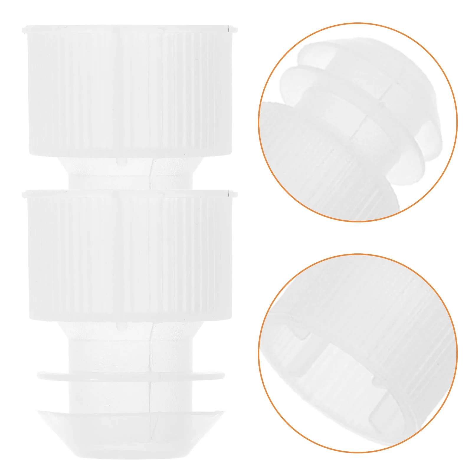 

100 Pcs Test Tube Cover Laboratory Plastic Stopper Experimental Supplies Stoppers