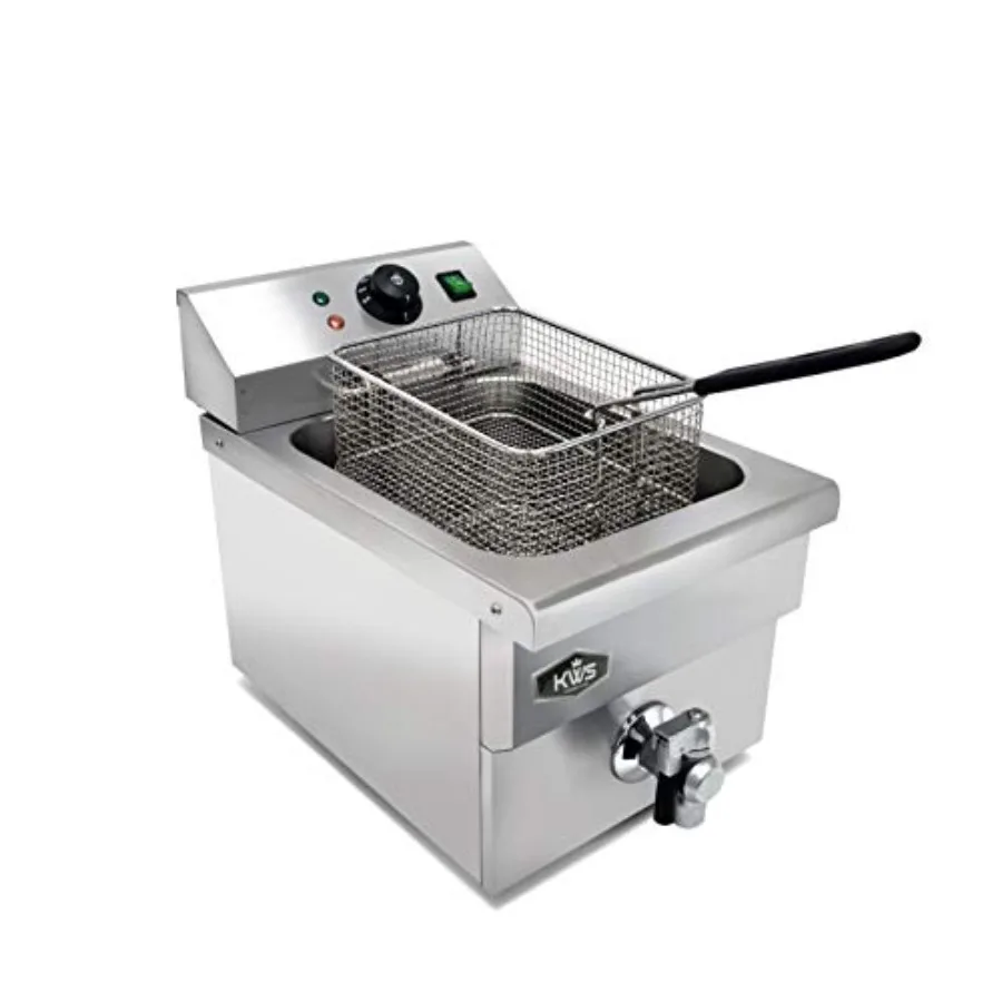 Stainless Steel Commercial Electric Deep Fryer 1750W