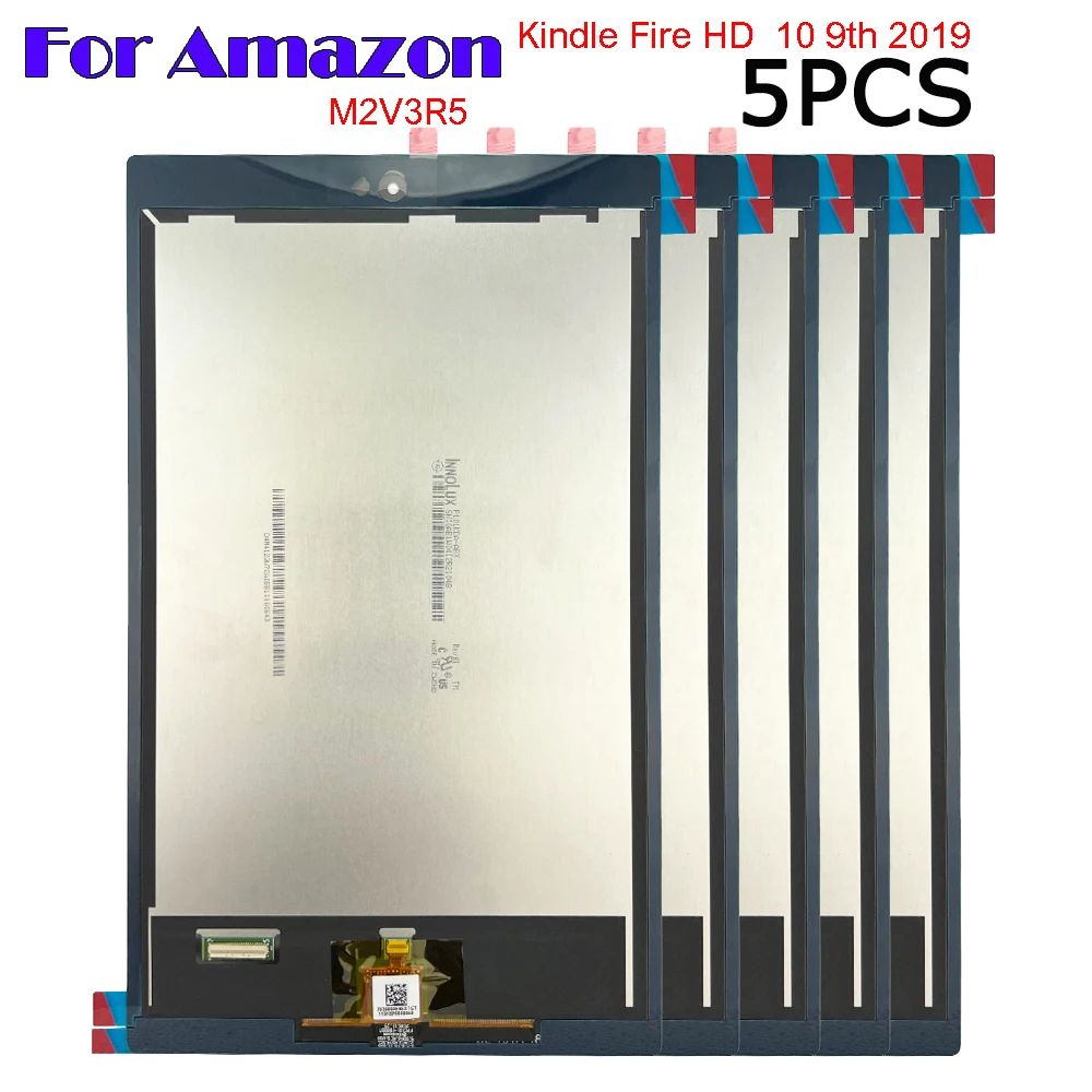 

5PCS AAA+ 10.1 inch lcd For Amazon Fire HD10 2019 HD 10 9th Gen M2V3R5 LCD Display Touch Screen Digitizer Assembly