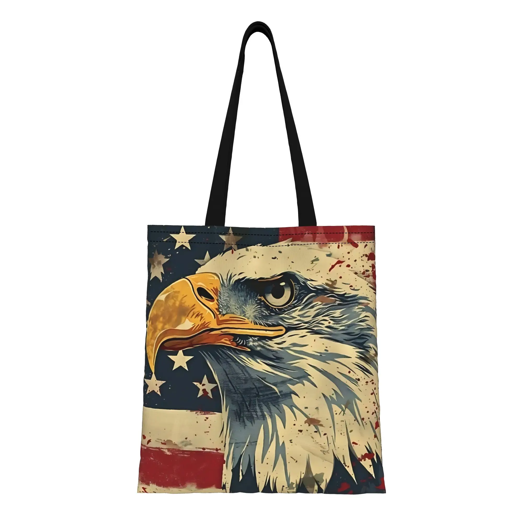 

Сумка-тоут The Semiquincentennial Vision с фиксированными плечевыми ремнями, без подкладки, для празднования полувековичия США, 1 шт.