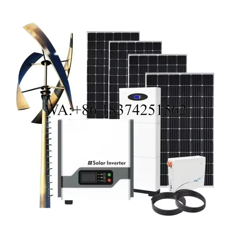 Wmwmnu for 10kw 15kw Home Use Horizontal Axis Wind Turbine Generator System Solar and Wind Hybrid Power Generation
