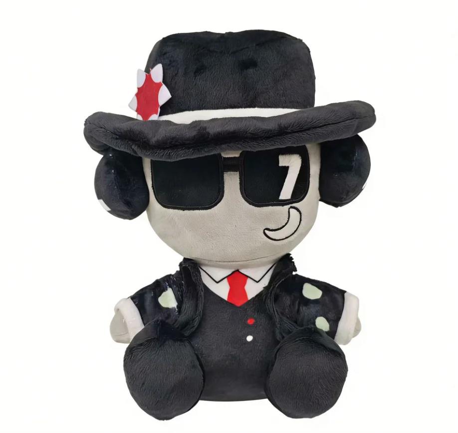 NEW Game Characters Forsaken Chance Plush Toy Chance Forsaken Two Time Plush Chance Plush Room Decoration Soft Toy Birthday Gift