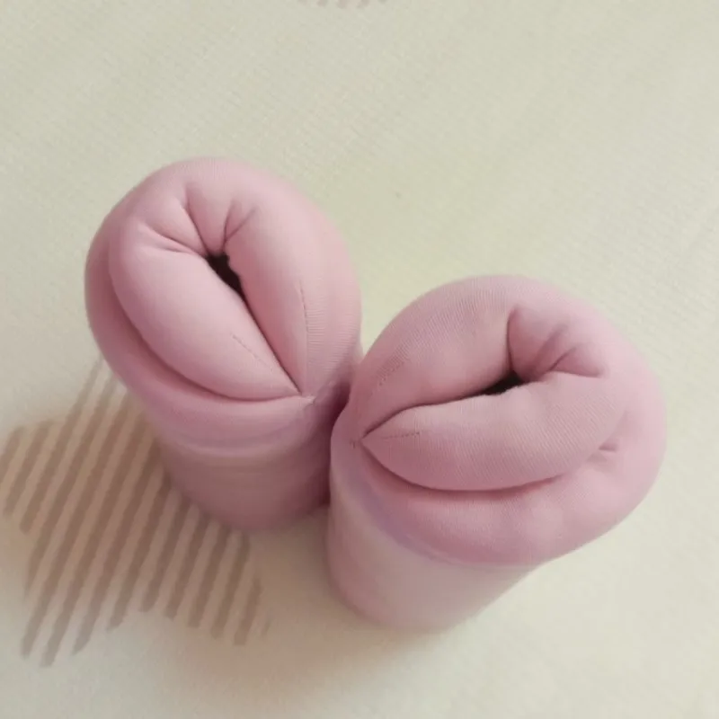 Men's Accessories Handmade Filled Cotton Puffy Pocket Sexy Tube Sleeve Silky Touch Underwear Sissy Private Party BF Gift