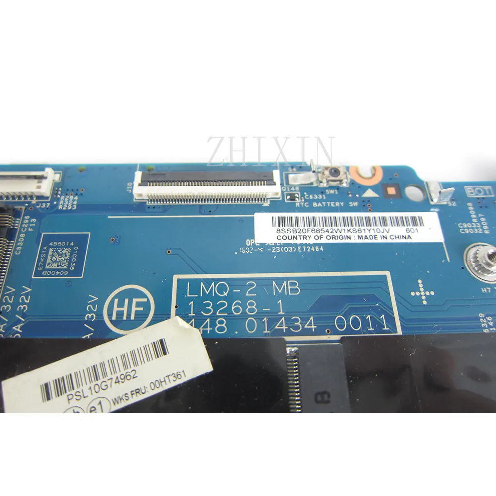 Imagem -02 - Placa-mãe Portátil para Lenovo Thinkpad x1 Carbono 3ª Geração X1c 2023 I75600u Cpu 8gb de Ram 448.01434.0011 Lmq2 mb 132681 00ht361