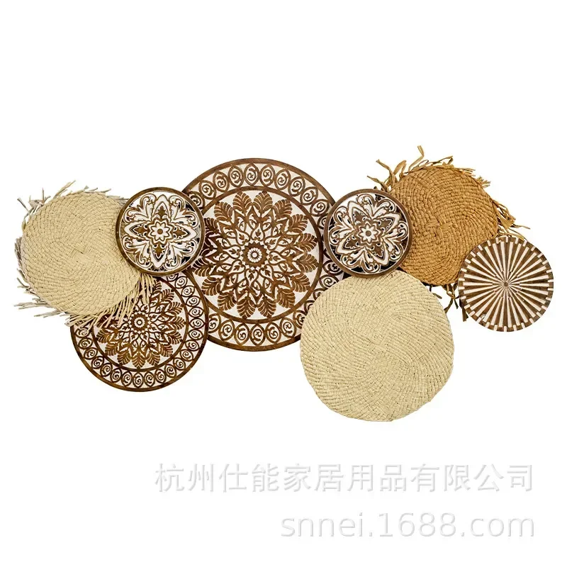 Wall decoration pendant creative room layout living room sofa background wall wrought iron wall decoration