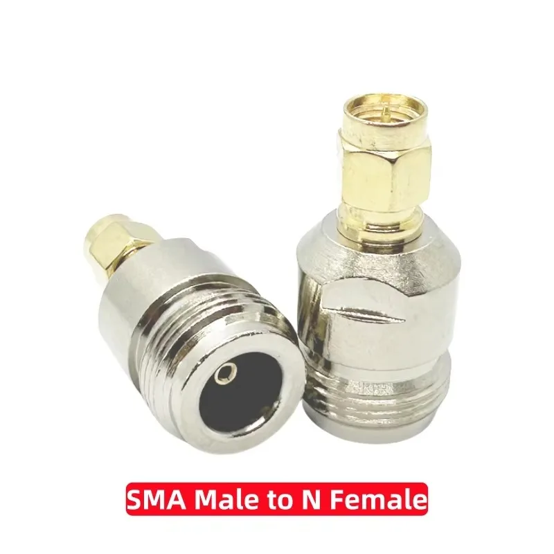 SMA to F N BNC UHF TNC Adapter Set RF Coaxial Connector Kit SMA Male/Female to Multi-Interface Copper 50 Ohm for Test