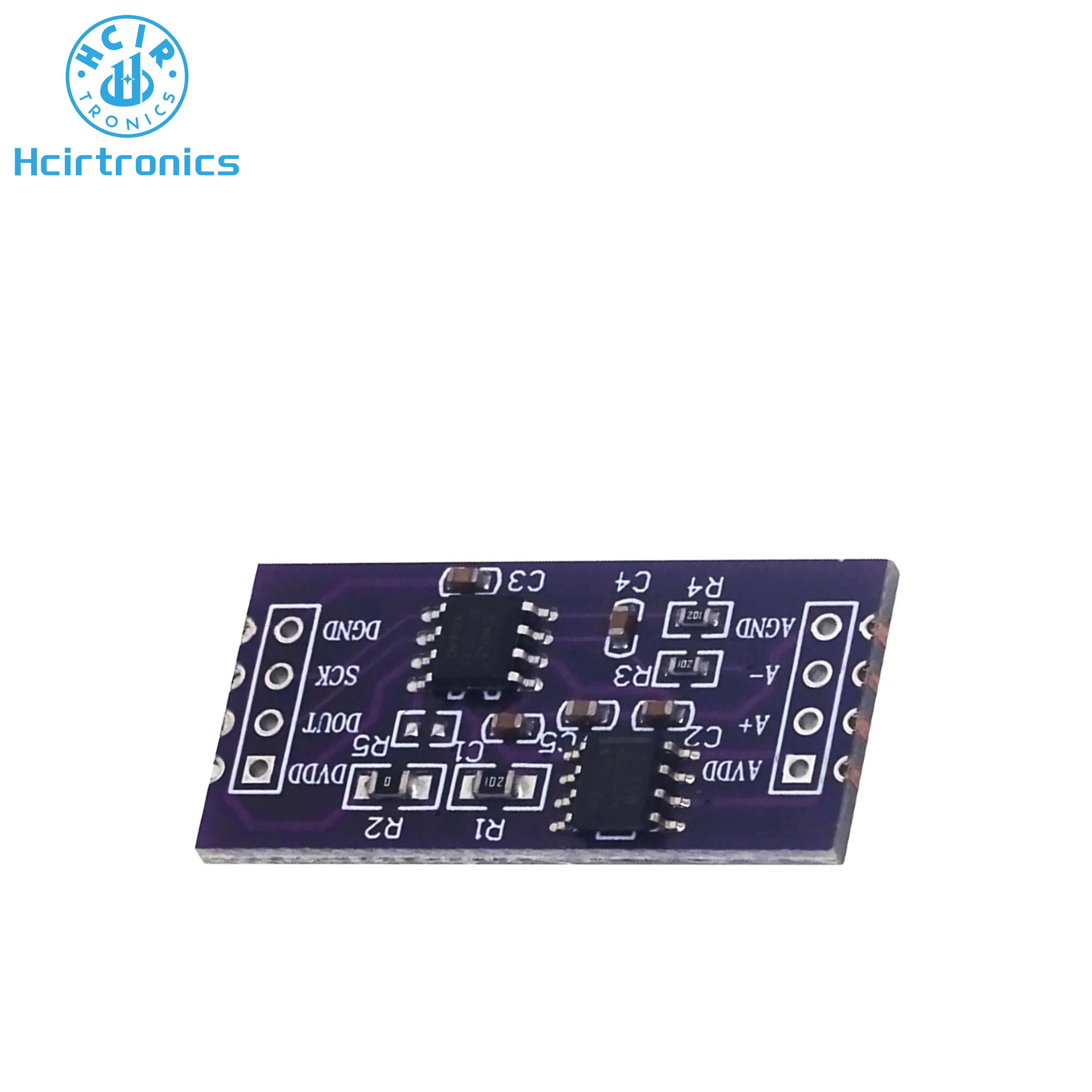 CS1237 24-bit ADC module on-board TL431 external reference chip single-channel weighing sensing 24bit