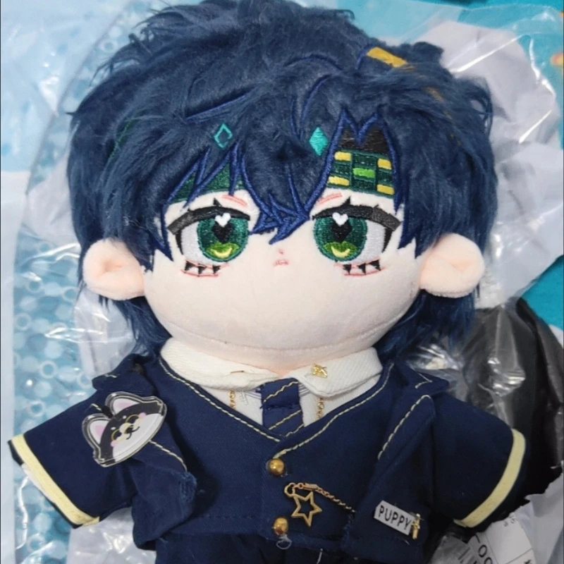 20cm Game Genshin Impact Kawaii Cosplay Plushie Toy Change Suit Kinich Anime Cotton Doll Body Cartoon Fans Collection Decor Gift