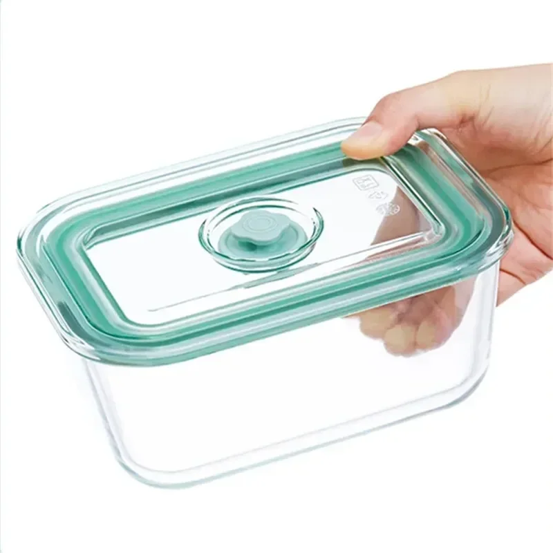 Large-capacity fruit and vegetable crisper food grade special glass bowl with lid heat-resistant and high temperature-resistant