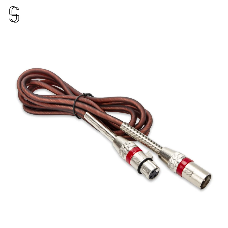

2.2m XLR male and female audio cable hybrid amplifier flat male-to-female to bus microphone speaker HiFi connection cable