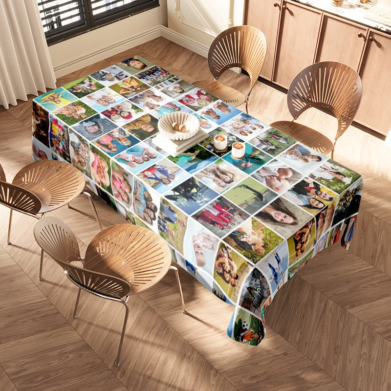 Waterproof Tablecloth Washable Floral Vintage Farmhouse Kitchen Dining Table Cover Rustic Home Decor Party Table Protector