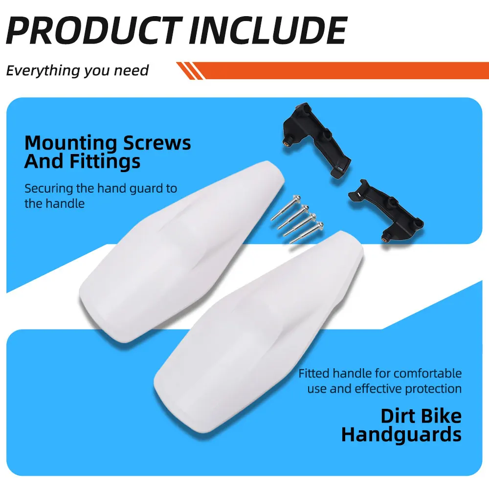 อุปกรณ์เสริมรถจักรยานยนต์ Hand Guards Handguard Protector ไฟหน้าสําหรับ HUSQVARNA FE250 FE300 FE450 TE250 TE 350 TX501