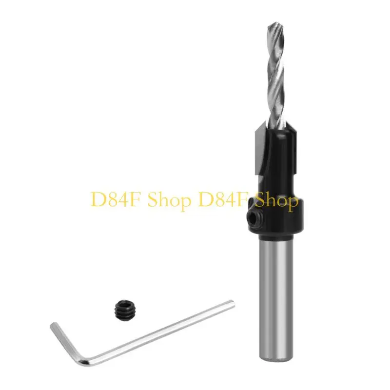 

D84F 8/10mm Shank Woodworking Countersink Drill Professional Tool for DIY Woodworkers