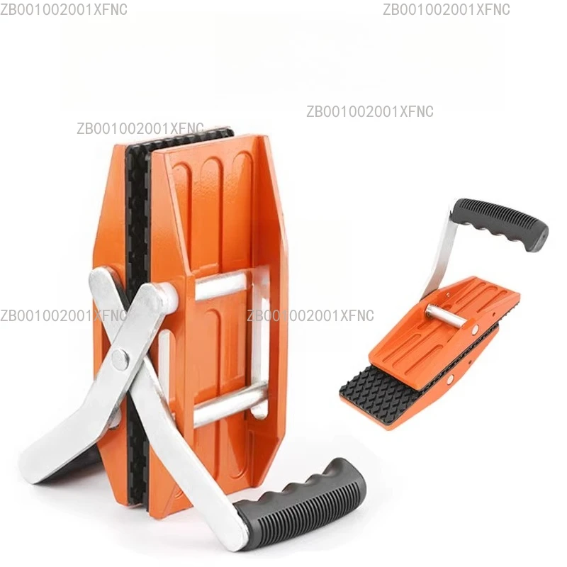 150KG Capacity Double Magic Clips Glass Lifter for Stone Marble - One/Two-Handed Operation Glass Carrying Tool