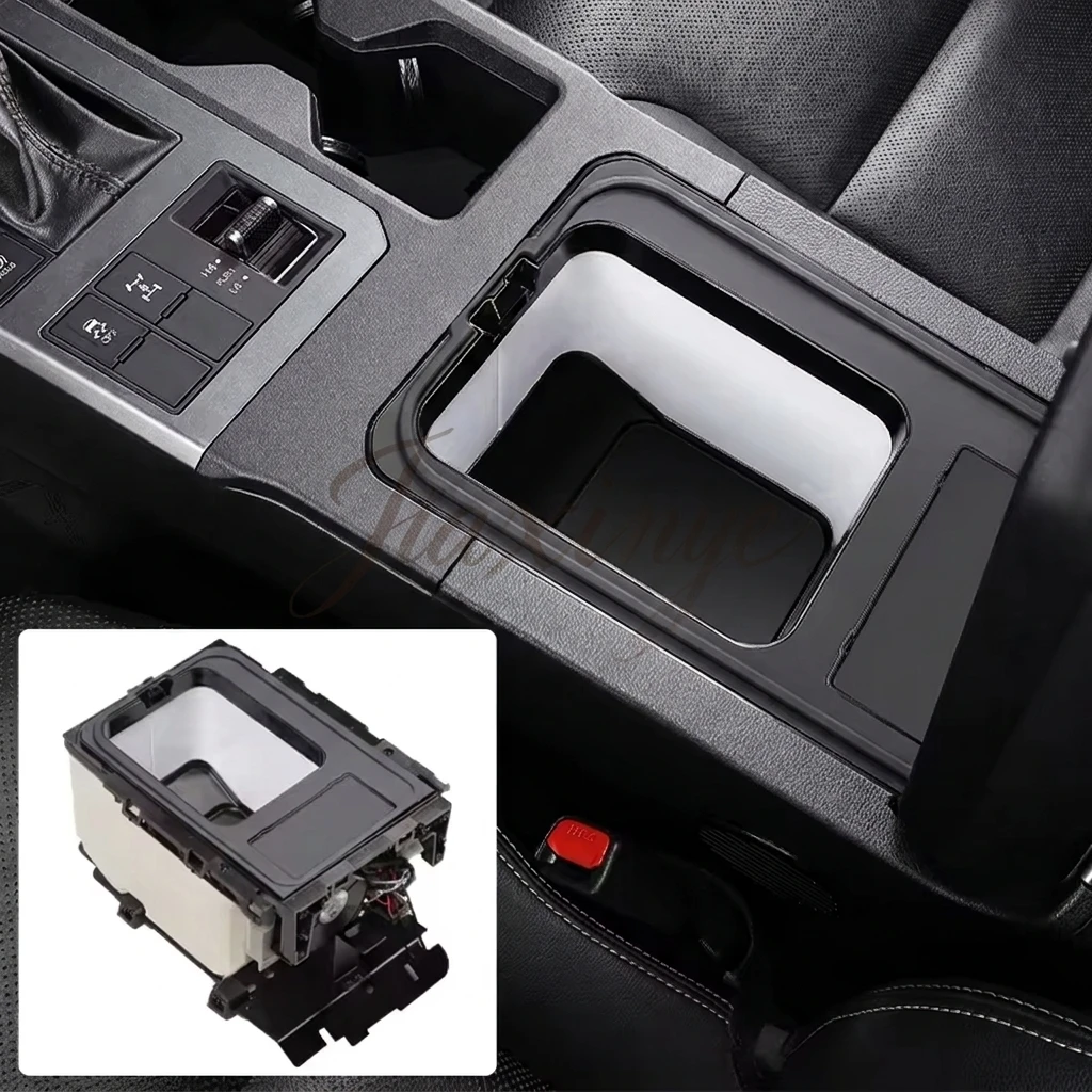 Land Cruiser 250 Series Prado LC250 Console Refrigerator Dual Temperature Control Compressor Cooling Fridge VIP Refit