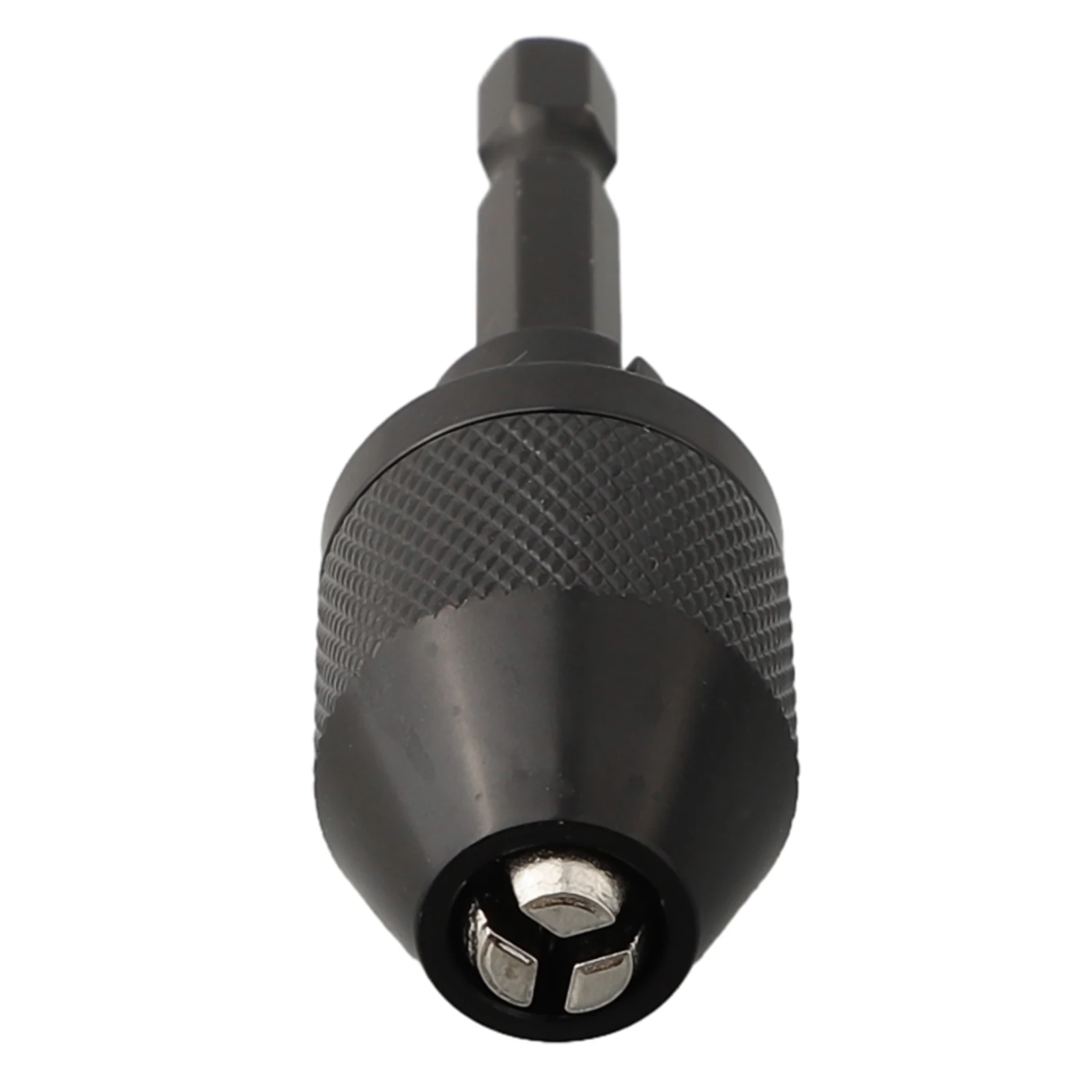 Drill Chuck Adapter 1/4 inch Hex Shank Keyless for Enabling Compatibility Between Quick Change Interfaces and Standard Bit Types