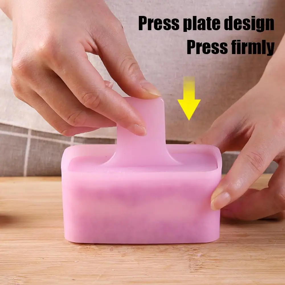 

DIY форма для суши, новый пресс для еды, антипригарный прямоугольный треугольный набор для суши, японские инструменты, кухонный набор рисовых шариков Bento Onigiri