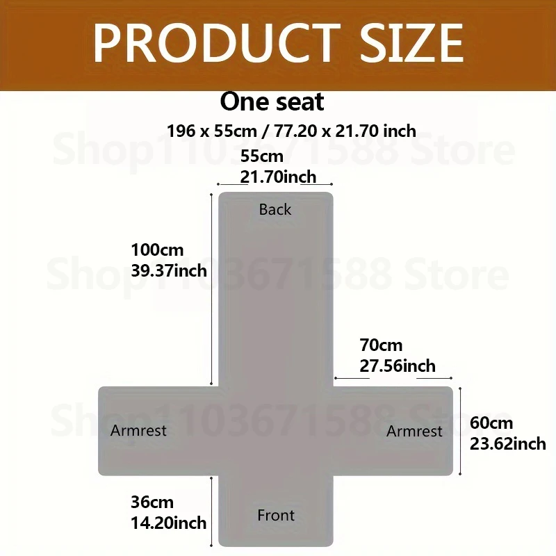 1pc Integrated Sofa Cover 1/2/3 Seater Quilted Furniture Protector Cover Recliner Slipcover Armchair Slipcovers for Living Room