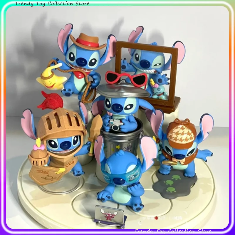 

TOPTOY Disney Stitch Urban Adventure Series Blind Box Collectible Trendy Figures Desktop Ornaments Gift For Anime Fans And Kids