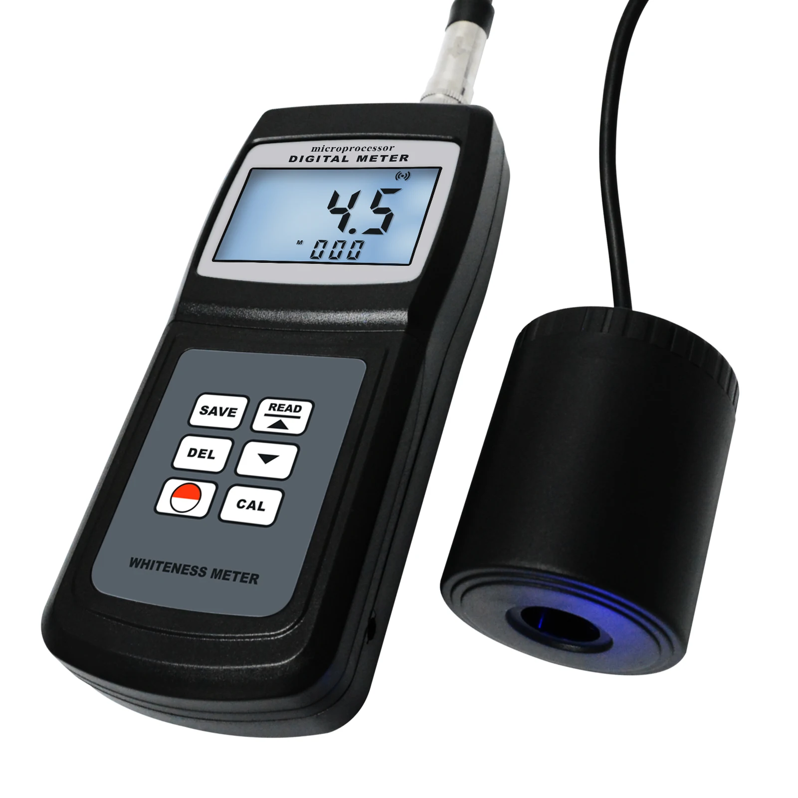 

Portable Leucometer 0 to 120 Range Reflectance Meter 254 Data Memory High Quality Digital Whiteness Tool Talcum Powder Ceramic