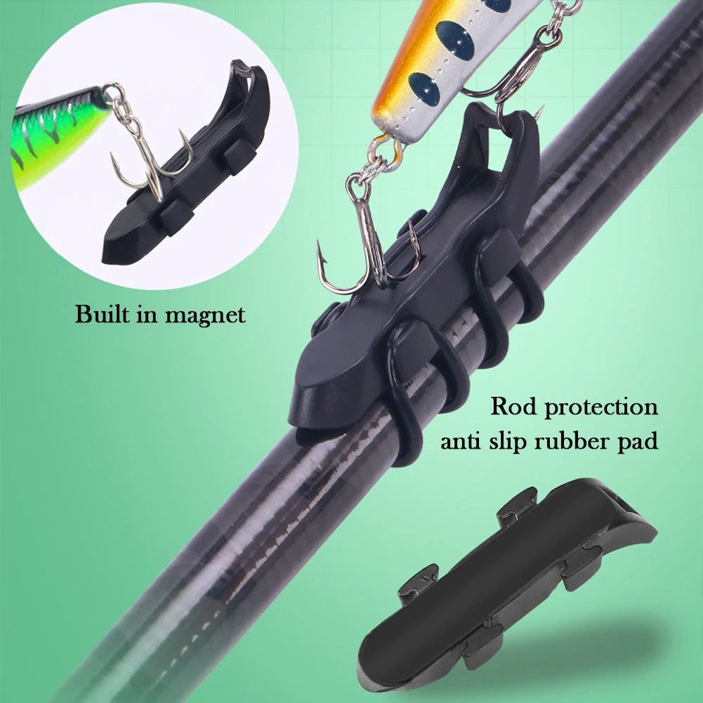 Fishing Lure Jig - 자석 고정 루어 지그 훅 홀더(고무링