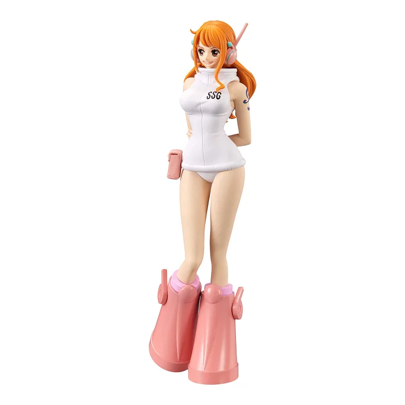 Bandai Original Banpresto Anime One Piece DXF The Grandline Series Egghead Nami PVC Action Figure Model Collectible Toys