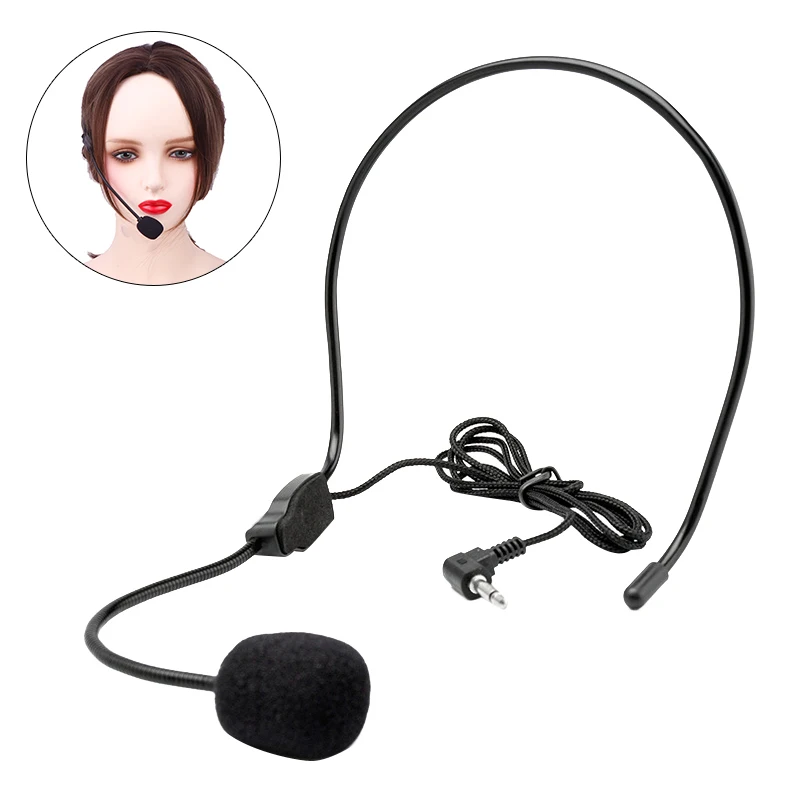 Wired Headset Microphone Ear Mounted Teachers\' Teaching Guide\'s Bee Loudspeaker Noise Reduction Microphone