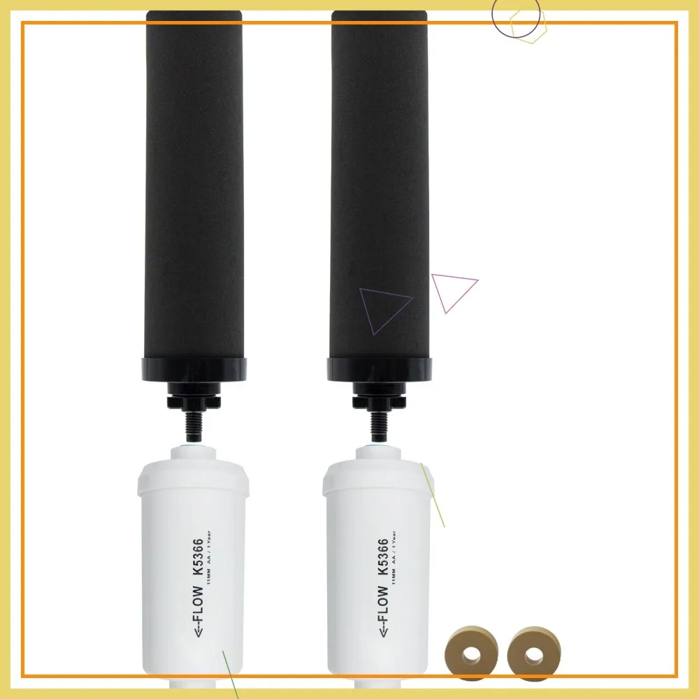 

Combo Pack Gravity Water Filter Replacement for BB9-2 Black & PF-2 Fluoride Filters, Compatible with Gravity Water Filter System
