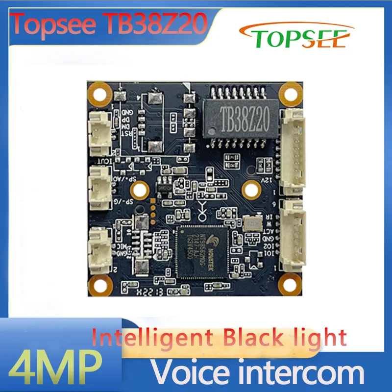 Z20 4mp Module Ip Camera Zwart Licht Cctv Hd Ipc Module Board H.265 Voice Intercom Mobiele Telefoon Topsee Miljoen Chip Camera 2560P