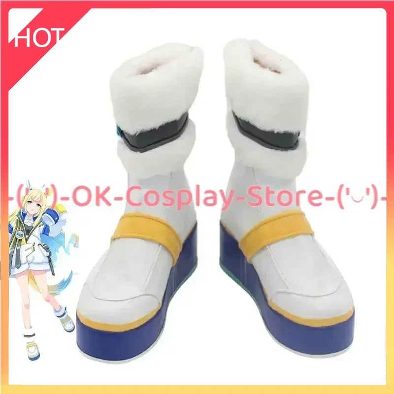 

Game Pretty Derby Neo Universe Cosplay Shoes Halloween Carnival Boots Cosplay Prop Anime PU Leather Shoes Custom Made