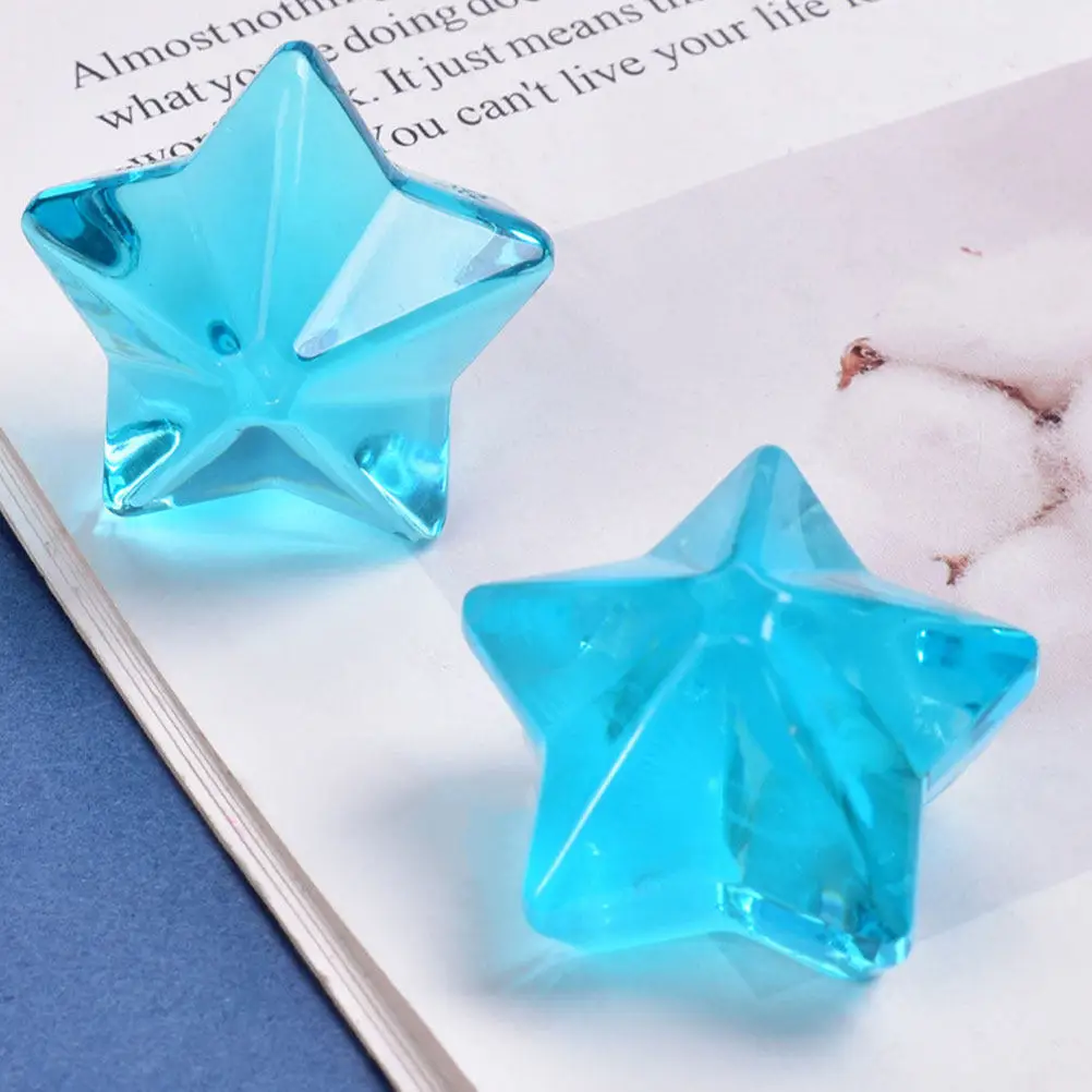 Professional Grade Silicone Star Mold for DIY Epoxy Resin Casting Home Crafts Ice Cube Making Star Cube Molds Creative Supplies