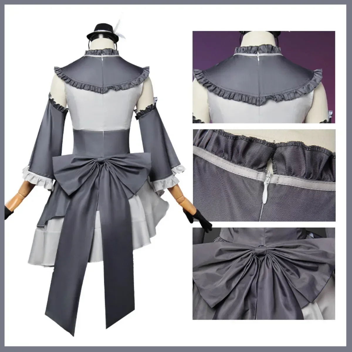 Jeu Blue Archive Utazumi SakurCabo Cosplay Costume pour femme, perruque de princesse, robe Lolita, uniforme Kawaii, carnaval, fête d'anniversaire, trempé