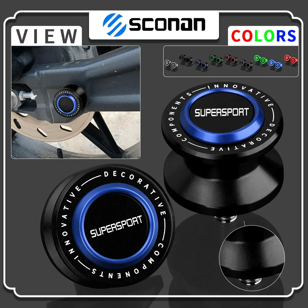 

For Ducati SUPERSPORT supersport 750 950 1000 All Year Motorcycle Accessories Spool Slider Stand Swingarm Frame Screw 8MM