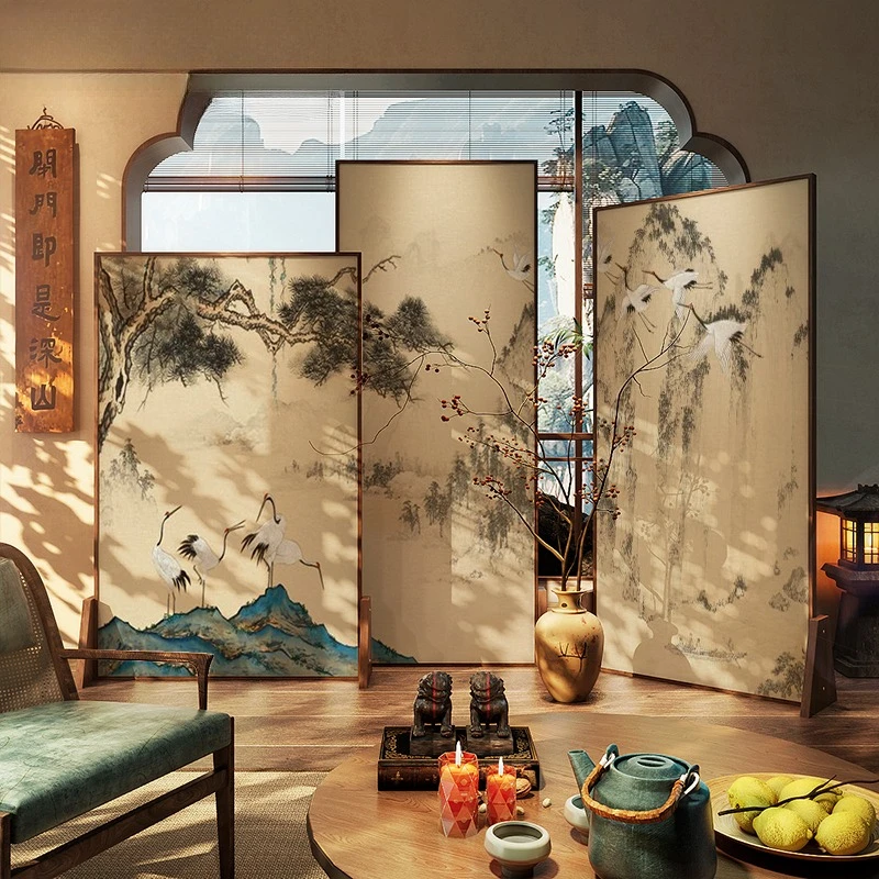 

Китайский классический кран-перегородка чайная комната фон украшения гостиничный клуб вход вход вход