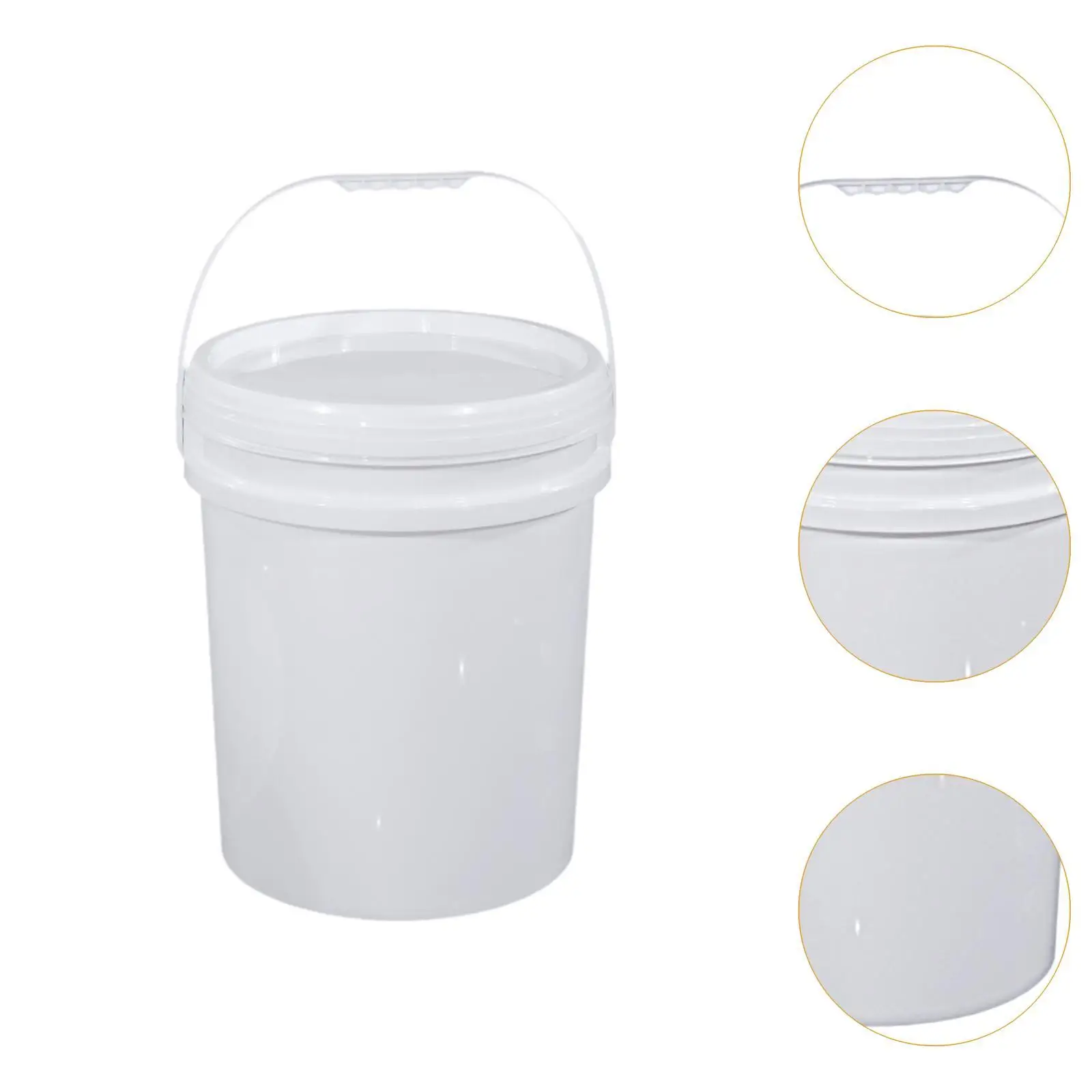 Food Storage Bucket Paint Bucket Portable for Garage Organization House Cleaning Kitchen Party Fishing Painting Home Improvement