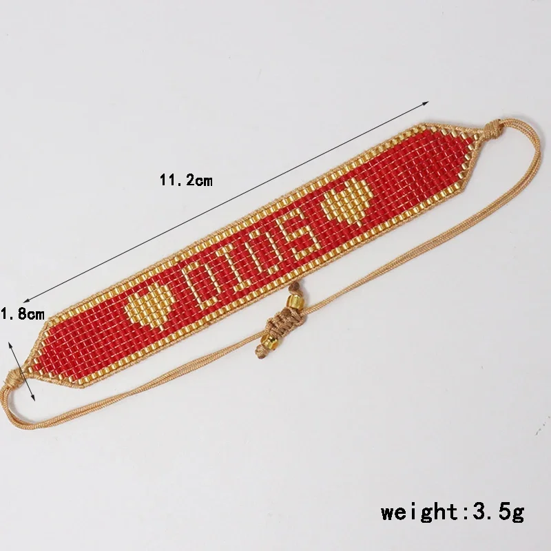 علي الإبداعية يسوع تصميم سوار ميوكي حبة للنساء ديوس رسالة أساور دينية أساور الموضة العصرية مجوهرات #5