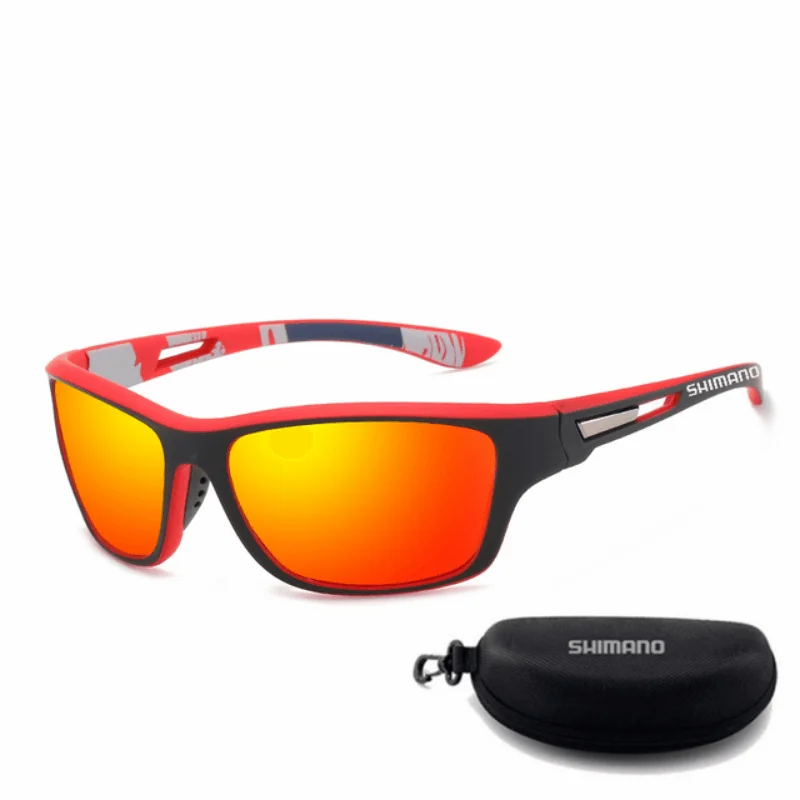 Gafas de sol polarizadas con protección UV400 para hombre y mujer, lentes para caza, pesca, conducción, bicicleta, caja opcional