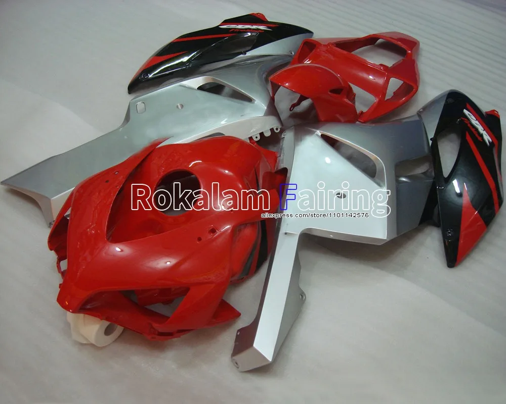 

Для Honda CBR1000RR 2004-2005 обтекатель CBR 1000RR 04 05, красный, черный, серебристый комплект обтекателя послепродажного обслуживания (литье под давлением)